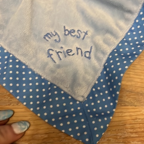 Garanimals Baby Lovey Security Blanket “My Best Friend “ Elephant Blue - Picture 3 of 8